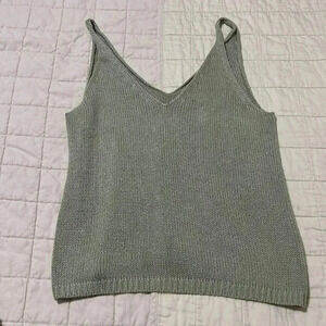 H&M Gray Knit Tank Top